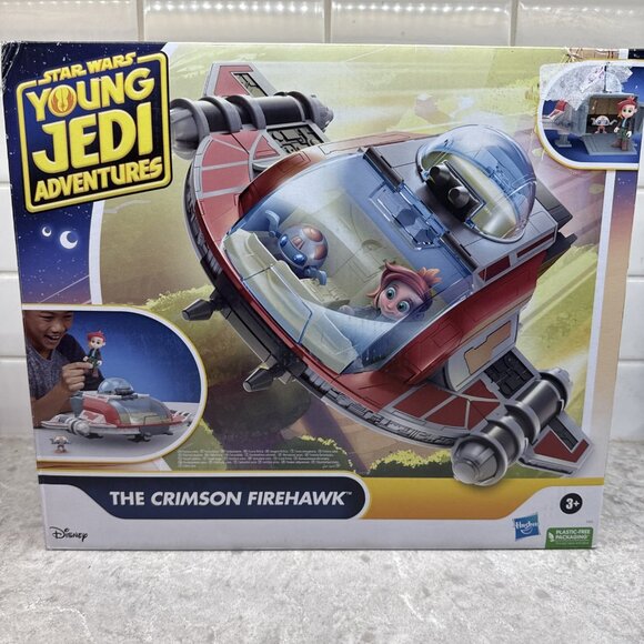 Star Wars: Young Jedi Adventures The Crimson Firehawk - New in box - Disney - Picture 1 of 6